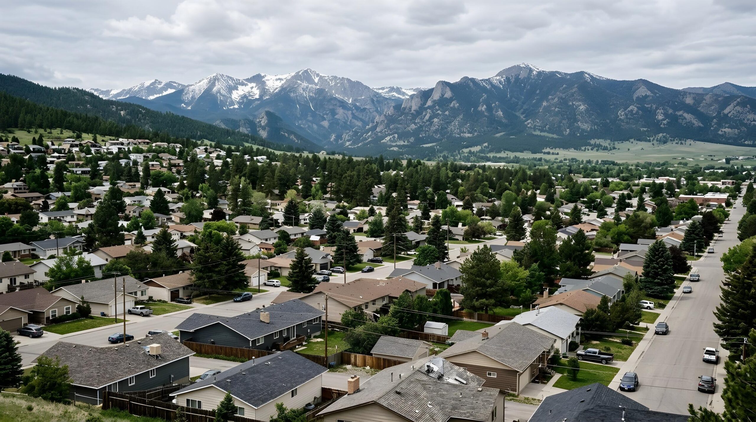 Helena Montana aerial view